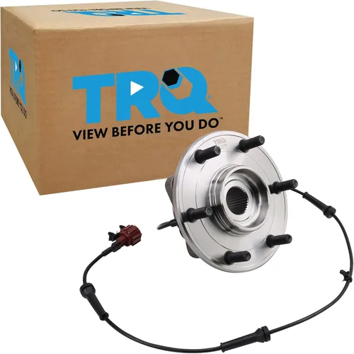 Miniatura 49 de TRQ Cojinete de rueda delantera y conjunto de cubo con sensor ABS compatible con Toyota Sequoia 2008-2022 Tundra 2007-2021