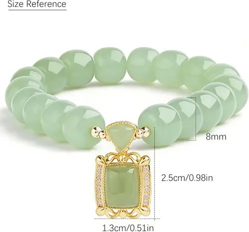 Miniatura 2 de Pulsera de la suerte para mujeres y hombres, juego de pulseras coloridas de cuentas de ágata retro, energía positiva, protección y buena fortuna