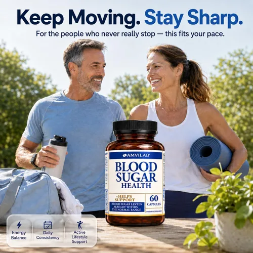 Miniatura 7 de Blood Sugar Health Natural 20 hierbas y vitaminas con canela, ácido alfa lipoico para apoyar la salud, sin OMG, para hombres y mujeres, soporta