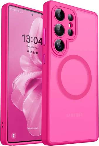 Miniatura 47 de CANSHN Funda diseñada para Samsung Galaxy A16-5G [protección completa de la cámara] [compatible con Magsafe] funda protectora trasera translúcida