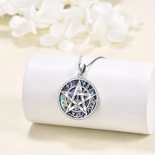 Miniatura 3 de CUPENDA Collar de plata de ley con colgante de zorroserpienteunicorniobúho en la lunaconejocaballo, joyería de regalo para mujeres, mamá, hermana