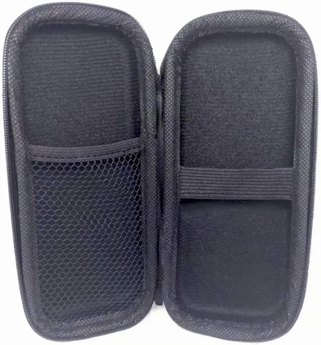 Miniatura 6 de INVODA Estuche rígido para afeitadora de acabado táctil impecable cuerpo recargable para mujer, afeitadora y recortadora de viaje, bolsa protectora