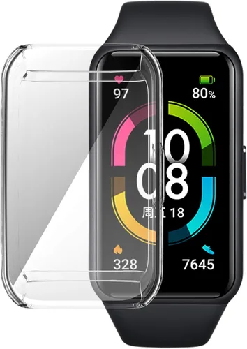 Miniatura 9 de Senter - Funda para Huawei Honor Band 7, TPU suave y protector de pantalla integrado para Huawei Honor Band 7 Smart Watch