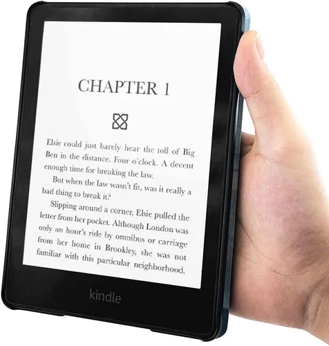 Miniatura 5 de Funda para Kindle Paperwhite5 de 6.8" 2021 con correa de mano - Funda de cuero para Kindle Paperwhite de 11ª generación (pintura abstracta)