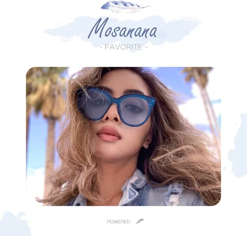 Miniatura 4 de mosanana Gafas de sol de ojo de gato de moda para las mujeres de gran tamaño estilo MS51802