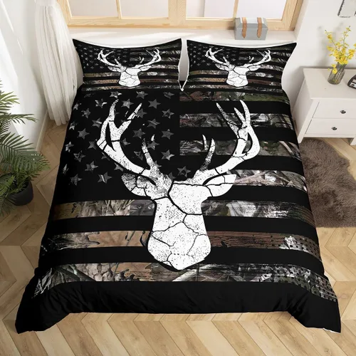 Miniatura 25 de Juego de funda de edredón de elefante bohemio para niños, tamaño individual, juego de ropa de cama de mandala bohemio de 2 piezas para decoración