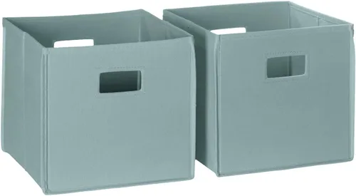 Miniatura 13 de RiverRidge Cajones de almacenamiento plegables con asas Organizador de almacenamiento Aqua Cube para armario, dormitorio y sala de juegos - Juego