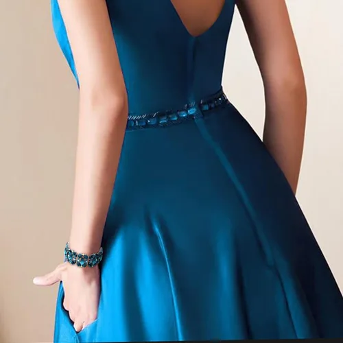 Miniatura 2 de EVER FAITH Pulsera elástica de novia elegante estilo vintage para mujer