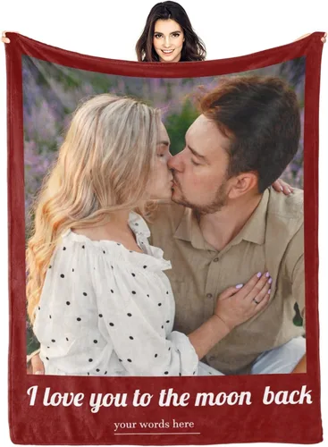 Miniatura 34 de envía al día siguiente, manta personalizada con texto en imagen, manta personalizada de foto, manta de franela personalizada, regalos personalizados