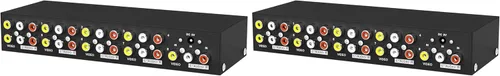 Miniatura 9 de MT-VIKI Distribución de audio de video compuesto de divisor RCA de 8 vías y 3 (1 en 8 salidas)
