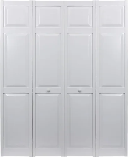 Miniatura 8 de LTL Home Products SEAPP24 Seabrooke - Puerta plegable interior con panel elevado de PVC, 80 pulgadas x 24 pulgadas, color blanco