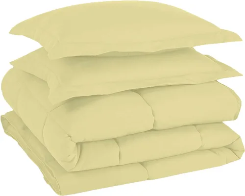 Miniatura 5 de Lujoso edredón para todas las estaciones, relleno de edredón 100% algodón natural, hipoalergénico, relleno de alta calidad, funda de algodón Marfil