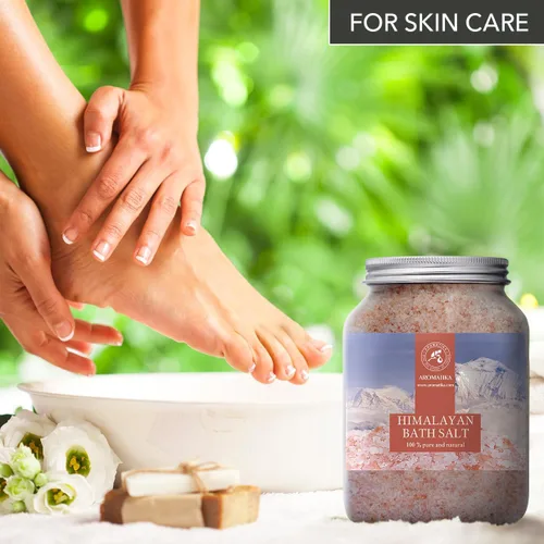 Miniatura 6 de Sal de cristal rosa del Himalaya de 46 onzas, 100% pura y natural, sal del Himalaya para un buen sueño, alivio del estrés, limpieza desintoxicante
