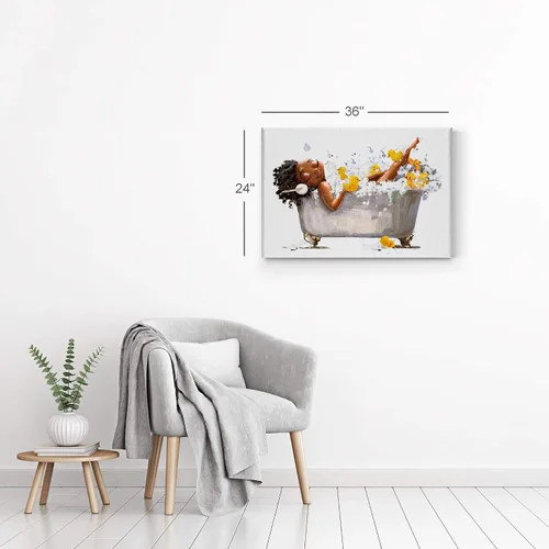 Miniatura 6 de SmileArtDesign V18 - Lienzo impreso y decorativo para pared, diseño africano