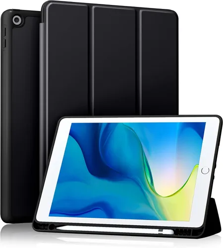 Miniatura 23 de Akkerds - Funda Compatible con iPad de 10.2 Pulgadas 2021/2020/2019, para iPad de 9ª/8ª/7ª Generación con Soporte para Lápiz, Funda Protectora