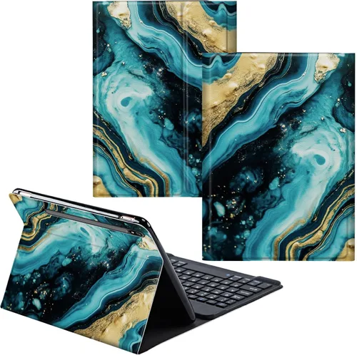 Miniatura 42 de Funda para Samsung Galaxy Tab S6 Lite 2022/2020 Teclado inalámbrico desmontable y cubierta de cuero PU Funda protectora para tableta para Samsung