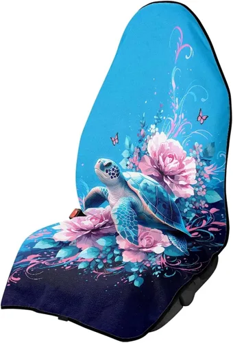 Miniatura 44 de Yewattles Turtle - Protector de toalla impermeable para asiento de automóvil, protector para después de correr, nadar, entrenamiento, Tortuga