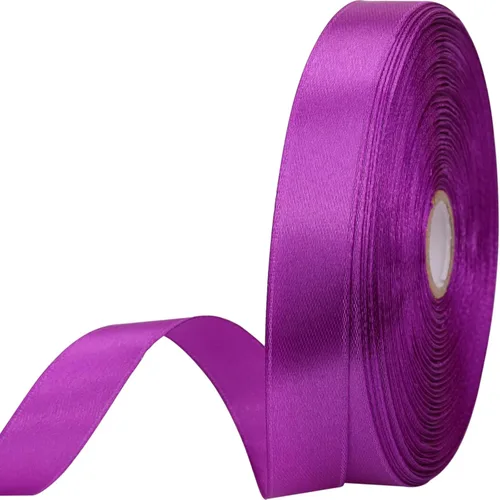 Miniatura 53 de Cinta de satén dorada de 1 pulgada de 50 yardas para envolver regalos, bodas, manualidades, Navidad, Pascua, flores, cabello, decoraciones de Dorado