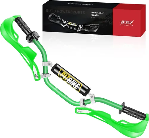 Miniatura 9 de RUTU - Kit universal de 7/8" CNC para manillar y protectores de motocicleta con empuñaduras, almohadilla para el pecho, abrazadera