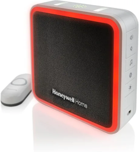 Miniatura 2 de Honeywell Home RDWL917AX2000/E Timbre inalámbrico portátil y botón de empuje - Serie 9, Azul, Gris