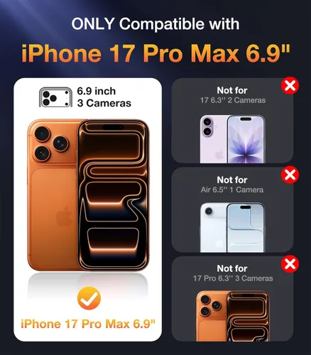 Miniatura 136 de Diaclara Funda diseñada para iPhone 16, mejorada [protección completa de la cámara], carcasa resistente de cuerpo completo con protector de pantalla
