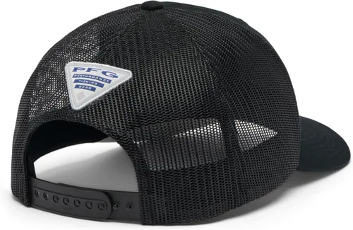 Miniatura 586 de Columbia - Gorra de malla con bandera con árboles unisex para adultos, corona alta