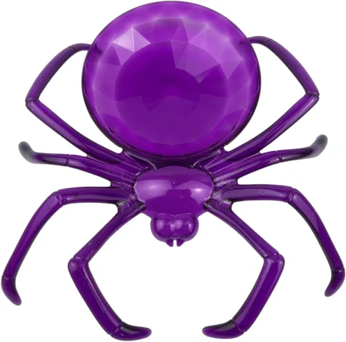 Miniatura 14 de Cuencos de cesta de tela de araña de Halloween, soporte de plástico para dulces para truco o trato, decoraciones de agarre a mano para suministros F