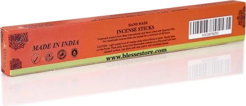 Miniatura 3 de Bless-Orange-Blossom - Varillas de incienso 100% naturales hechas a mano, sumergidas a mano, libres de químicos orgánicos sin carbón, purificación