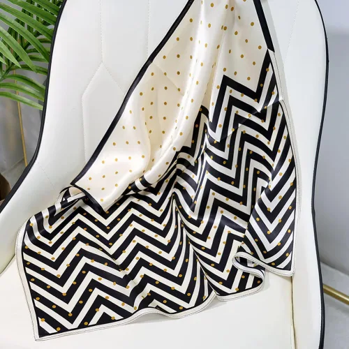 Miniatura 5 de Bufandas 100% de seda de mora para mujer, ligeras, cuadrada, de satén, para dormir, 21 x 21pulgadas