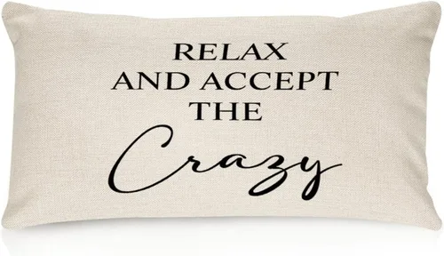 Miniatura 22 de Better When We are Together - Fundas de almohada lumbar de 12 x 20 pulgadas con citas divertidas de algodón y lino para sofá, decoración de sala