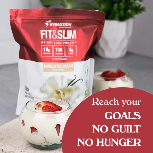 Miniatura 4 de Evolution Advance Nutrition Fit & Slim Blend, 2 libras + bandas de resistencia para ejercicio en el hogar, proteína de suero en polvo alimentada