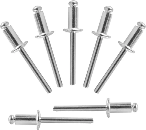 Miniatura 10 de ALLCLEAN 50 piezas de remaches ciegos profesionales de acero inoxidable de 1/4" x 1/2", remaches POP de 6,4 x 12 mm, agarre y mandril de acero