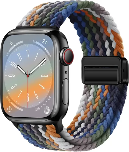 Miniatura 15 de Qimela Correa deportiva compatible con correas de Apple Watch de 1.49, 1.57, 1.61, 1.65, 1.73, 1.77 pulgadas, 1.77 pulgadas, 1.77 pulgadas, correa