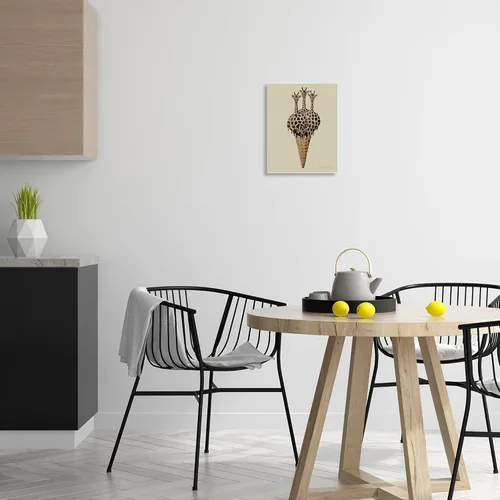 Miniatura 2 de Stupell Industries Cuchara de helado de tres jirafas, diseño de Coco de Paris Stupell Industries 10 x 15 Inches, Easy to Hang and Sturdy, Made