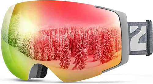Miniatura 17 de ZIONOR X4 Ski Goggles Magnetic Lens - Snowboard Goggles for Men Women Adult - Snow Goggles Anti-fog UV Protection