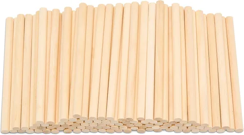 Miniatura 20 de Varillas de madera sin terminar para manualidades y bricolaje, 250 unidades Woodpeckers