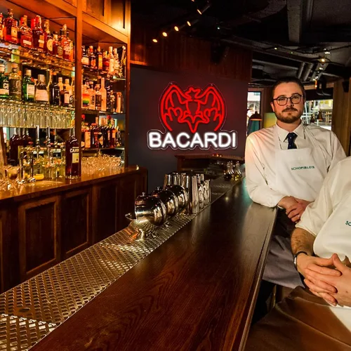 Miniatura 3 de AHlove Letrero de neón comercial Bacardi Rum para decoración de pared de bar, letrero de bar abierto decorativo alimentado por USB para decoración
