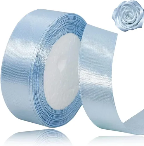 Miniatura 62 de Cinta beige de 1-1/2 pulgadas x 25 yardas, cinta de satén marfil de tela de color sólido para manualidades, coronas, fiesta de boda, Navidad, lazos