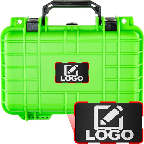 Miniatura 11 de Eylar Caja rígida para equipo de protección y cámara con placa de logotipo personalizada, caja seca impermeable con espuma de 11.6 pulgadas, 8.3