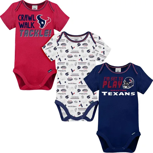 Miniatura 16 de Gerber - Mameluco unisex de manga corta para bebé, equipo de la NFL, paquete de 3
