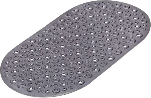 Miniatura 7 de DecorRack Tapete de baño masajeador, tapete de ducha antideslizante con ventosas de seguridad fuertes, sin látex, lavable a máquina, 27.5 x 14
