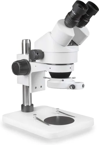 Miniatura 2 de Parco Scientific PA-1EX-IFR09W Microscopio estéreo con zoom binocular Ocular de campo ancho 10x Rango de zoom de 0.7X—4.5X, rango de aumento