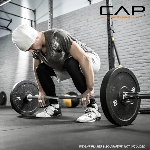 Miniatura 6 de Barra olímpica CAP - Barras de pesas de entrenamiento de fuerza de 5 pies, 6 pies y 7 pies, múltiples opciones