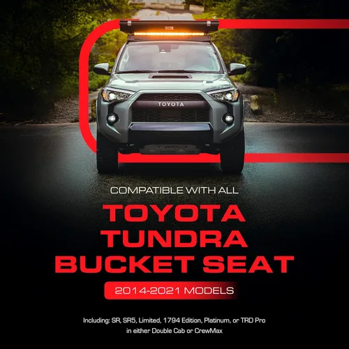 Miniatura 3 de CupHolderHero Compatible con accesorios Toyota Tundra 2014-2021 - Insertos de portavasos antideslizantes antipolvo, tapetes para consola central