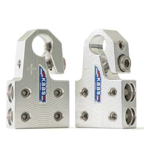 Miniatura 8 de Kaas Conector de terminal de batería de plomo ácido de 8 vías, juego positivo y negativo, adaptador de poste de batería para poste superior cónico