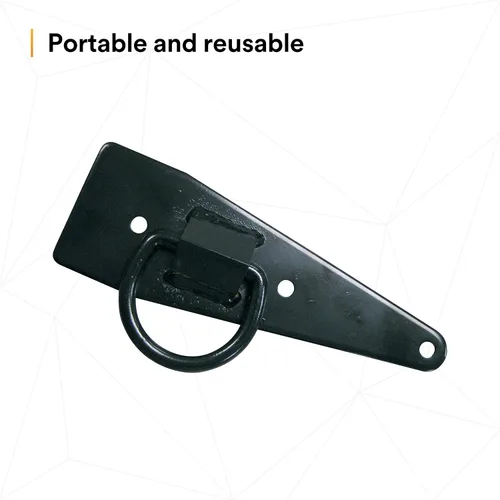 Miniatura 7 de 3M DBI-SALA 2103677 - Anclaje para techo, reutilizable, compacto para techos planos o inclinados de madera, con anilla en D, color negro