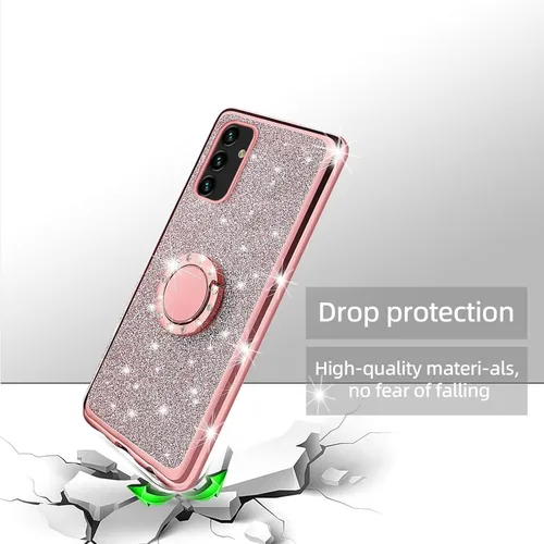 Miniatura 7 de Funda para Samsung Galaxy A13 5G, A13 5G/4G/A04S, funda para teléfono para mujer, con purpurina, suave y transparente, TPU de lujo, bonita funda