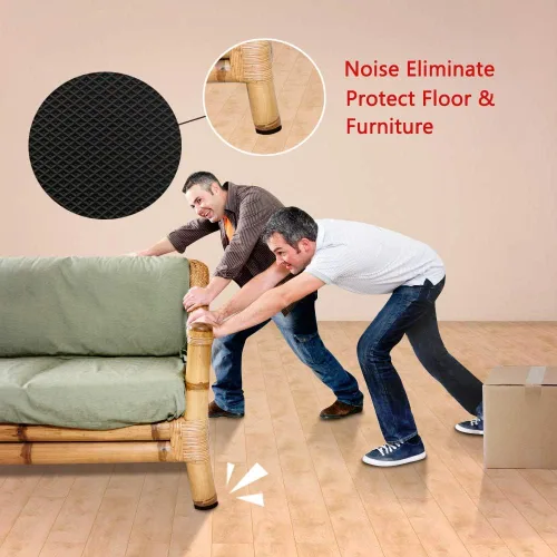 Miniatura 6 de Yelanon Almohadillas Antideslizantes para Muebles - 36 piezas de 1'' Agarraderas Antideslizantes para Patas de Muebles Pies de Goma Autoadhesivos