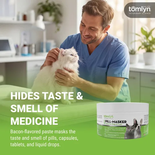 Miniatura 3 de TOMLYN Pill-Masker - Pasta aromatizada de tocino original para perros y gatos, 4 onzas