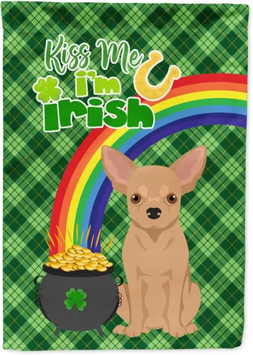 Miniatura 32 de Caroline's Treasures WDK4731GF - Bandera decorativa para jardín del día de San Patricio, color negro y tostado, Airedale Terrier, para jardín